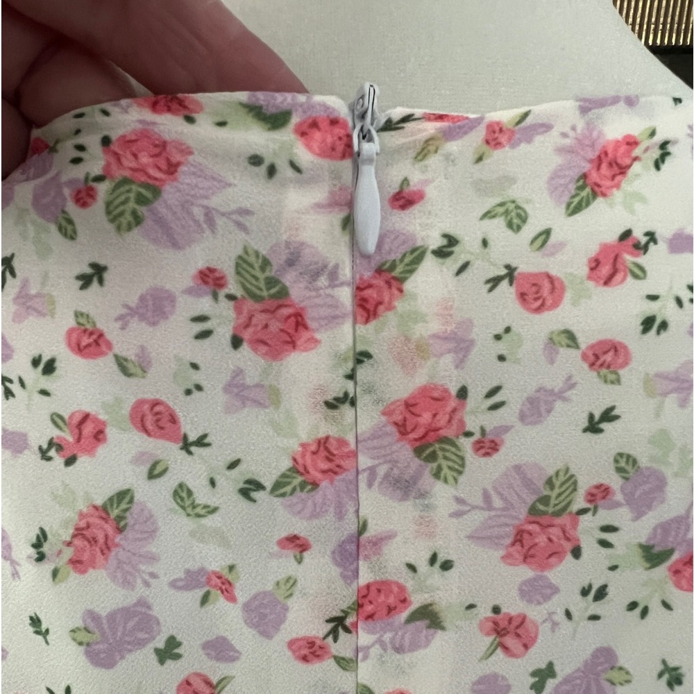 Pink Lily Roadside Market Ruffle Sleeve Floral Dress Sz. M NWOT - Picture 11 of 14